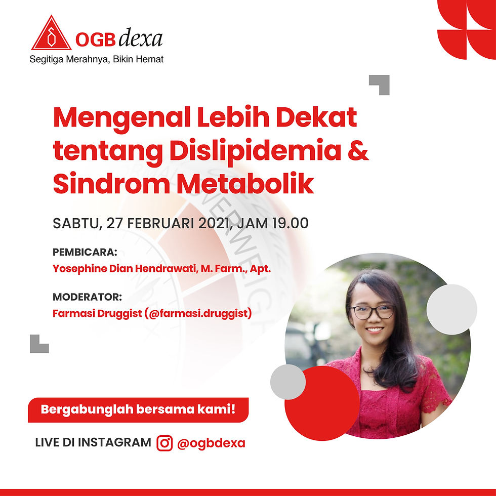 Mengenal Lebih Dekat tentang Dislipidemia & Sindrom Metabolik